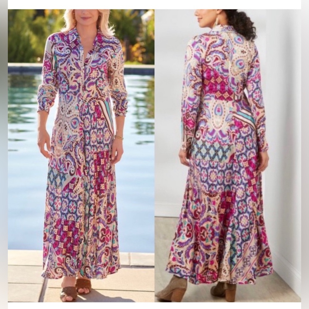 Stunning Soft Surroundings Boho Dress